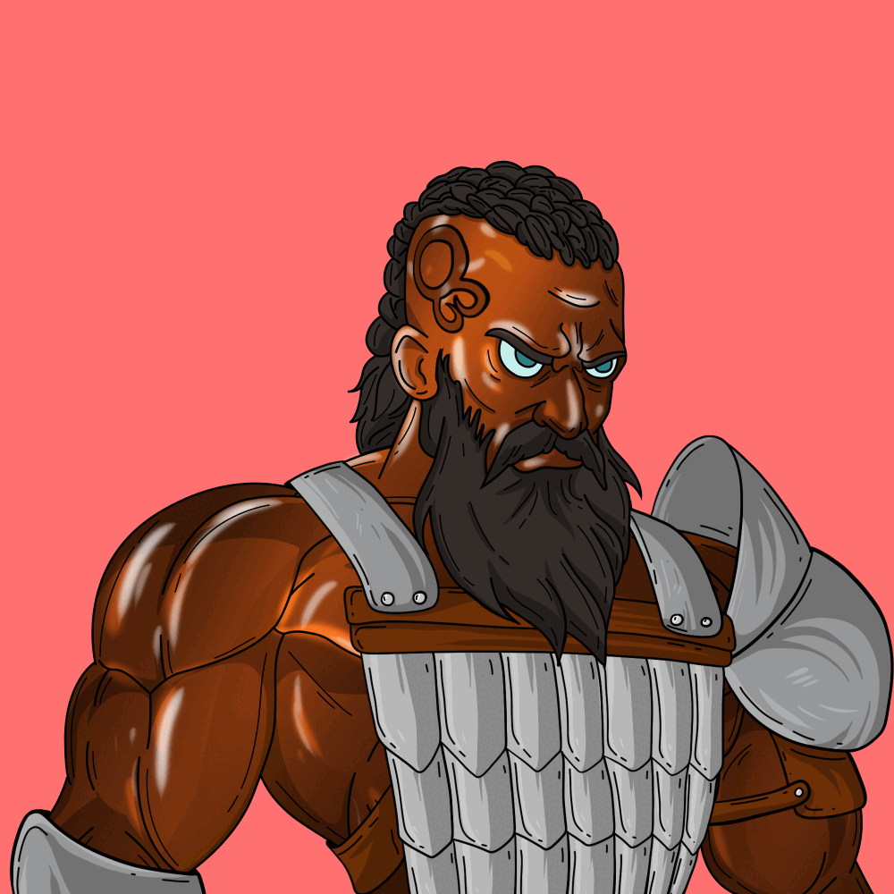 Viking warrior with battle axe
